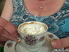 Girlfriend caught him fucking good-sized mother-in-law Girlfriend caught him fucking good-sized mother-in-law