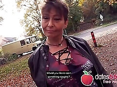 UGLY and Senior - MILF, almost Granny public fuck &_ no regrets Rubina dates66.com