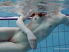 Milky swimsuit with tattoos babe Roxalana Cheh underwater