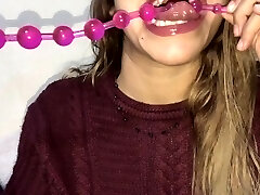 एक खिलौना के साथ मेरी पहली बार गुदा!!!!