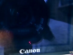 GERMAN SCOUT - Big natural Baps Teen Talk to Sex at ModelJob