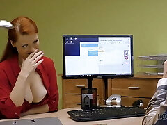 VIP4K. Buxom ginger is drilled hard at casting performed by VIP4K. Buxom ginger is drilled hard at casting performed by