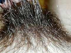 Super hairy bush hairy vagina fetish video underwater close up