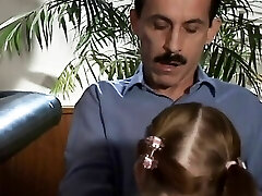 Cute bi-atch kissed her client to make him want her Cute bi-atch kissed her client to make him want her