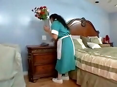 Black rapper and an elder maid Black rapper and an elder maid