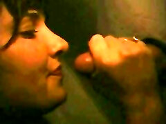 Busty girl gloryhole