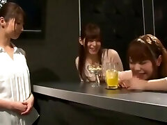 Her homie takes a internal ejaculation to drink and she wants another