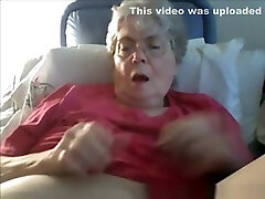 Granny masturbating. Amateur
