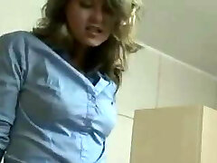 Step-mom and stepdaughter take turns on Washing Machine Step-mom and stepdaughter take turns on Washing Machine
