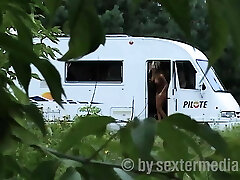 Without inhibitions, parking fuck-fest with couples