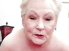 Watch Grandmother Shave Her Fat Pussy