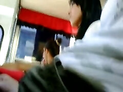 Sexy chinese lady in Dickflash bus cought on candid cam by our public flash hunter