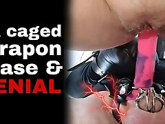 Tease and Cum Denial Female Dom Miss Raven Training Zero FLR Chastity Cage Device Domme Prince Albert PA Piercing BDSM