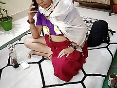 Indian bhau smoke ciggy and swallowing alcohol enjoy sex,,boobs,clit,and sexy figure