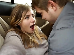 My insane girlfriend and me having adventure fucking in camper and got caught