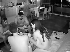 Amateur couple copulation on hidden cam