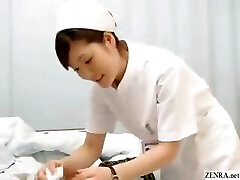 Chinese nurse gives caring handjob to lucky patient