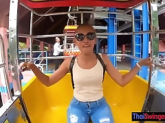 گیلاس لی در الاغ بزرگ تایلندی, دوست دختر سرگرم کننده روز با رابطه جنسی هیجان زده یک بار در خانه