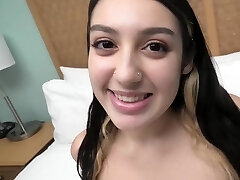 Watch this Hot fucking Latina teen suck