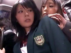 Mischievous Japanese chick Natsu Aoi, Yuu Shinoda, Ai Uehara in Amazing Masturbation/Onanii, Lesbian/Rezubian JAV movie