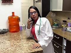 Beautiful Medic Wifey Wrong Pill and Now She Has to Help with the Boy's Erection