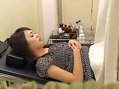 Lovely hairy Asian broad gets fucked by her gynecologist