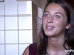 Tanja Rubs her Fur Covered Bush Outdoors Tanja Rubs her Fur Covered Bush Outdoors