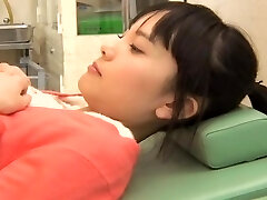 Japanese teenager got her cunt fingered by a nasty gynecologist
