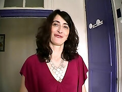 Black haired skinny MILF gets fucked firm in a gangbang Black haired skinny MILF gets fucked firm in a gangbang