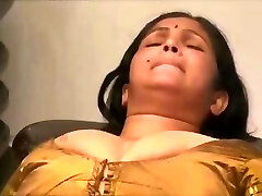 House wife with diminutive boy House wife with diminutive boy