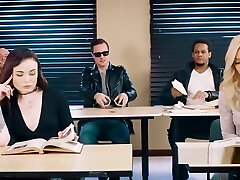 Big boobs college substitute ravages student
