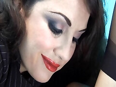 She likes having things shoved in her ass