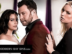 MODERN-DAY SINS - Cheating Husband Fucks Sneaky Dominatrix In Secret While Wife Waits In Other Room