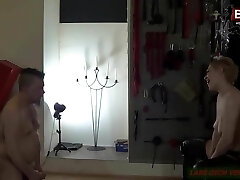 Deutscher Bondage & Discipline DREIER im Domina Studio mit anal