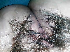 Stranger ravaged and his cum on my hairy cunt Stranger ravaged and his cum on my hairy cunt