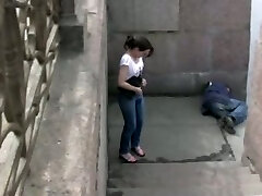 Public pissing outdoor solo scene with nasty black-haired Elizabeth Public pissing outdoor solo scene with nasty black-haired Elizabeth