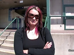 German Homeless Teen get entice to first time drill for money