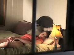 Peep on her onanism through window Peep on her onanism through window