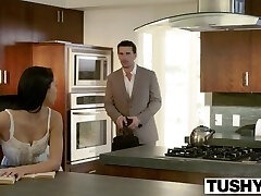 TUSHY Pretty Babysitter Sabrina Banks First Anal