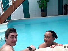 HUNT4K. Cheating doesnt know his lovely brunette sells her..