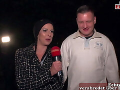 PUBLIC Audition - unknown guy picks German teens