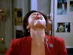 Promiscuous Whore Elaine Benes Mouth-Foaming With Filthy Cum!