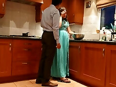 Indian desi bhabhi pays sons-in-law tutor with sex sloppy hindi audio sex story