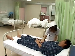 Amazing Japanese model Nozomi Osawa, Luna Kanzaki, Hinata Komine in Insatiable Nurse, Stockings JAV video