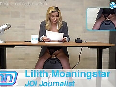 lilith, journaliste de camsoda - joi, gémit en se masturbant