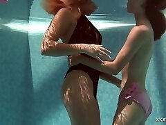 Olla Oglaebina And Irina Russaka Sexy Naked Women In The Pool