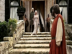 Emilia Clarke having a boy lower her sundress to go naked, the