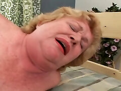 Fat granny Alice B gets her ugly fuckbox mercilessly drilled