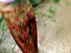 Sista Outdoor Pissing And Getting Penetrated In The Farm Bathroom By Daddy
