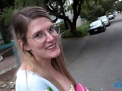 HD POV vid of Riley Rose with natural udders riding a dick